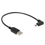 Cavo adattatore USB-C 3.0 maschio a gomito 90° 18 cm