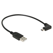 Adattatore cavo di sincronizzazione dati maschio USB-C/Type-C 3.0 maschio a gomito a 90 gradi da 28AWG ad alta velocità USB 2.0