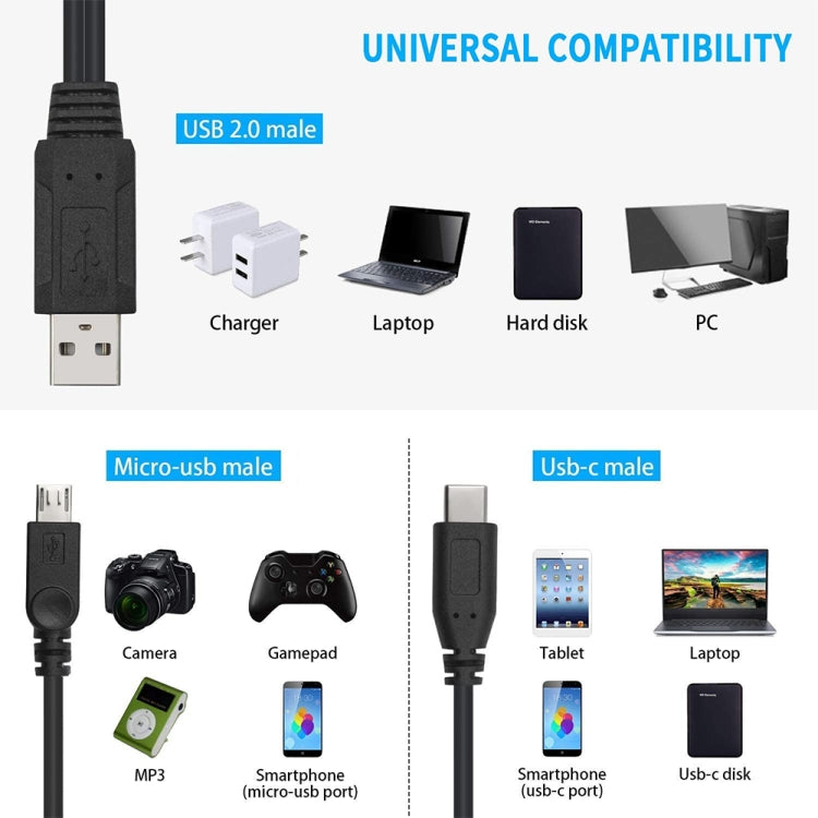 Per Samsung, HTC, Sony, LG, Huawei, Xiaomi, Lenovo ZUK Z1, Lunghezza: 38 cm