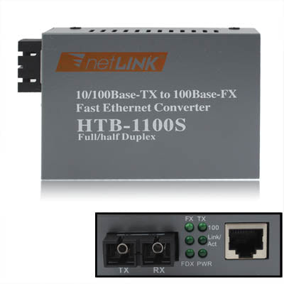 Ricetrasmettitore in fibra Fast Ethernet monomodale, Single-mode Fiber Transceiver