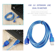 Cavo di prolunga da USB 2.0 AM a AF per trasmissione ad alta velocità, lunghezza: 10 m, AM to AF(High Quality), Length: 10m