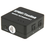 Adattatore di alimentazione SPDIF / TOSLINK Amplificatore splitter audio ottico digitale 1x3 Supporta 5.1, Supports 5.1