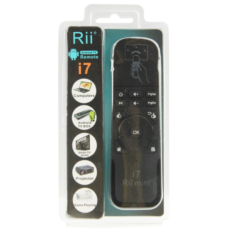 Mini tastiera wireless Air Mouse Rii i7 remota per HTPC / Android TV Box / Xbox360, Rii i7