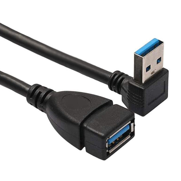 Cavo di prolunga USB 3.0 con angolo di 90 gradi Cavo adattatore da maschio a femmina, lunghezza: 15 cm, Down Angle AM to AF, length: 15cm