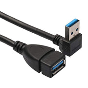 Cavo di prolunga USB 3.0 con angolo di 90 gradi Cavo adattatore da maschio a femmina, lunghezza: 15 cm, Down Angle AM to AF, length: 15cm