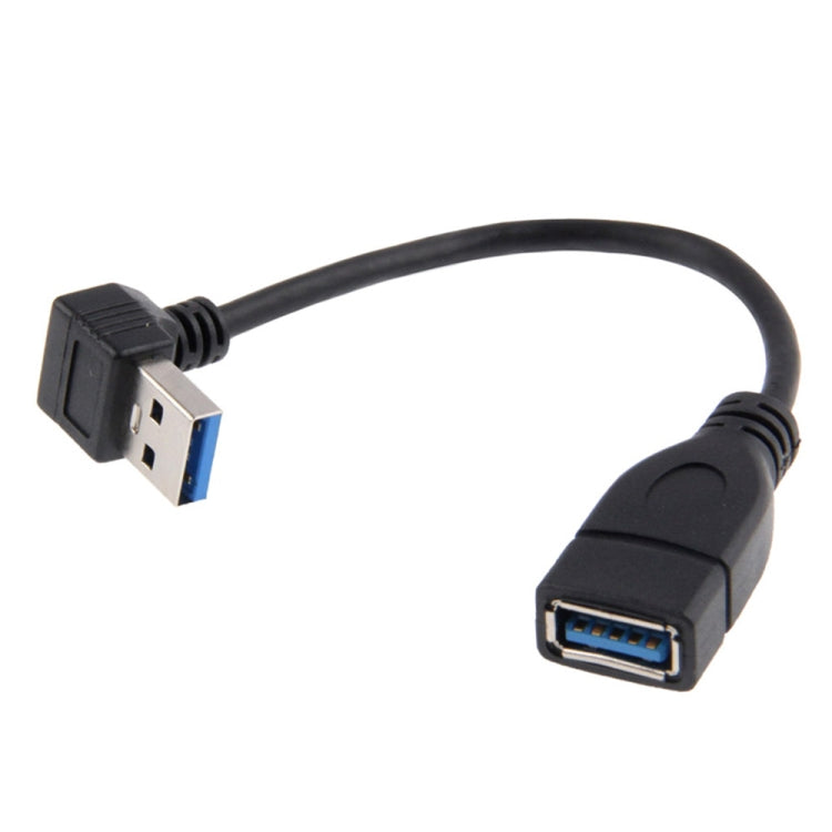 Cavo di prolunga USB 3.0 con angolo di 90 gradi Cavo adattatore da maschio a femmina, lunghezza: 15 cm, Down Angle AM to AF, length: 15cm