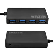 HUB USB 3.0 portatile super veloce a 4 porte Indicatore LED Hot-swap da 5 Gbps, segnale USB 3.0 trasparente, HUB 5GBPs