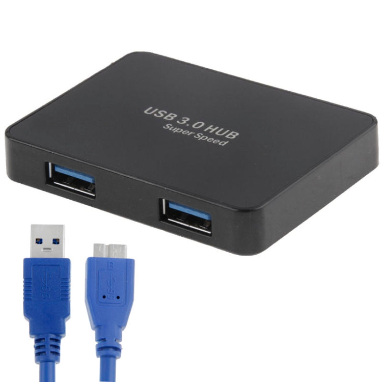 CR-H302 Superficie a specchio 4 porte HUB USB 3.0 super veloce da 5 Gbps + cavo di trasmissione USB 3.0 da 60 cm, H302 White, H302 Black