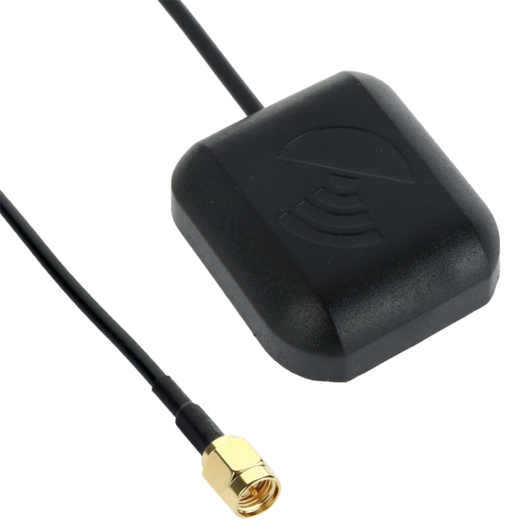 Antenna GPS per veicolo Ricevitore attivo Base magnetica Adattatore per montaggio Antenna Connettore maschio SMA, Lunghezza cavo: 3 m, SMA Male Connector