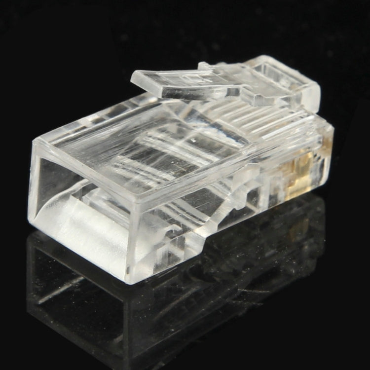 Spina modulare con connettore RJ45 da 100 PC, oro: 3u, Gold: 3u