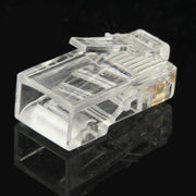 Spina modulare con connettore RJ45 da 100 PC, oro: 3u, Gold: 3u