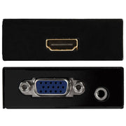 Adattatore convertitore audio video digitale HD 1080P HDMI Mini VGA a HDMI Scaler Box per PC / HDTV, HD 1080P