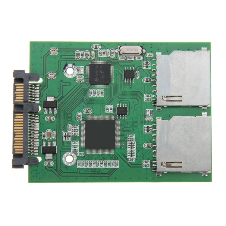 Scheda convertitore doppia scheda SD a scheda convertitore adattatore SATA a 22 pin, Dual SD to 22 Pin SATA