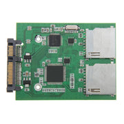 Scheda convertitore doppia scheda SD a scheda convertitore adattatore SATA a 22 pin, Dual SD to 22 Pin SATA