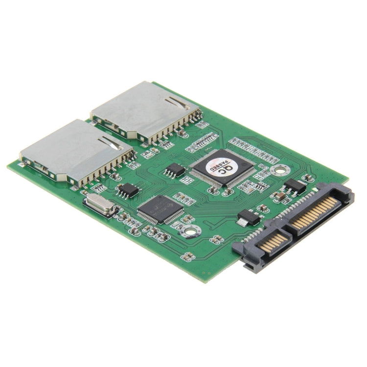 Scheda convertitore doppia scheda SD a scheda convertitore adattatore SATA a 22 pin, Dual SD to 22 Pin SATA