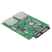 Scheda convertitore doppia scheda SD a scheda convertitore adattatore SATA a 22 pin, Dual SD to 22 Pin SATA