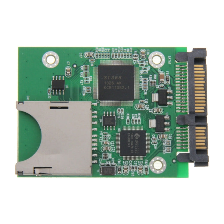 Scheda convertitore adattatore SD a SATA a 22 pin, SD to 22 Pin SATA (Green)