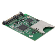 Scheda convertitore adattatore SD a SATA a 22 pin, SD to 22 Pin SATA (Green)