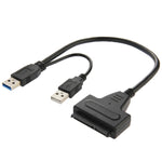 Cavo USB 2.0/USB 3.0 a SATA con scatola di protezione HDD da 2,5 pollici, supporta velocità fino a 4 TB, USB 3.0 to SATA with USB(B)