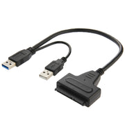 Cavo USB 2.0/USB 3.0 a SATA con scatola di protezione HDD da 2,5 pollici, supporta velocità fino a 4 TB, USB 3.0 to SATA with USB(B)