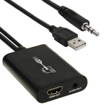 Convertitore leader video HD da USB 2.0 a HDMI per HDTV, supporta Full HD 1080P, USB 2.0 to HDMI