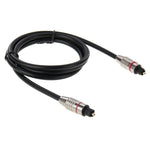 Cavo audio digitale in fibra ottica Toslink da M a M, diametro esterno: 5,0 mm, lunghezza: 1 m, 1m
