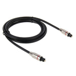 Cavo audio digitale in fibra ottica Toslink da M a M, diametro esterno: 5,0 mm, lunghezza: 1,5 m, 1.5m