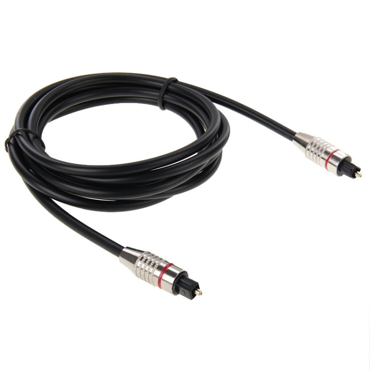 Cavo audio digitale in fibra ottica Toslink da M a M, diametro esterno: 5,0 mm, lunghezza: 2 m, 2m