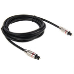 Cavo audio digitale in fibra ottica Toslink da M a M, diametro esterno: 5,0 mm, lunghezza: 2 m, 2m