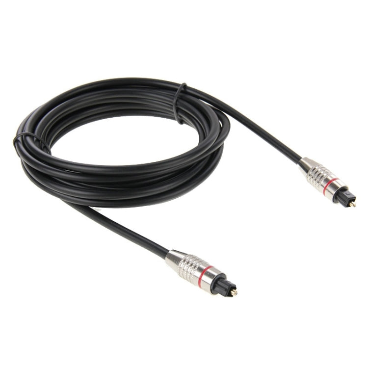 Cavo audio digitale in fibra ottica Toslink da M a M, diametro esterno: 5,0 mm, lunghezza: 3 m, 3m