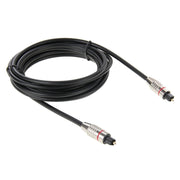 Cavo audio digitale in fibra ottica Toslink da M a M, diametro esterno: 5,0 mm, lunghezza: 3 m, 3m
