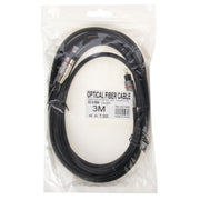 Cavo audio digitale in fibra ottica Toslink da M a M, diametro esterno: 5,0 mm, lunghezza: 3 m, 3m