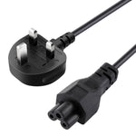 Cavo di alimentazione CA per notebook britannico di alta qualità a 3 poli, lunghezza: 1,5 m, 3 Prong Style UK Plug, Length: 1.5m