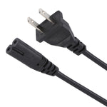Cavo di alimentazione CA per notebook americano a 2 poli di alta qualità, lunghezza: 1,5 m, 2 Prong Style US Plug, Length: 1.5m