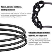 Cavo di alimentazione CA per notebook americano a 3 poli di alta qualità, lunghezza: 1,8 m, 3 Prong Style US Plug, Length: 1.8m