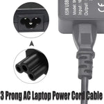 Cavo di alimentazione CA per notebook americano a 3 poli di alta qualità, lunghezza: 1,8 m, 3 Prong Style US Plug, Length: 1.8m