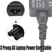 Cavo di alimentazione CA per notebook americano a 3 poli di alta qualità, lunghezza: 1,8 m, 3 Prong Style US Plug, Length: 1.8m