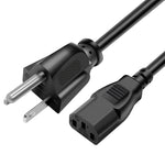Cavo di alimentazione CA per notebook americano a 3 poli di alta qualità, lunghezza: 1,8 m, US Plug, 1.8m