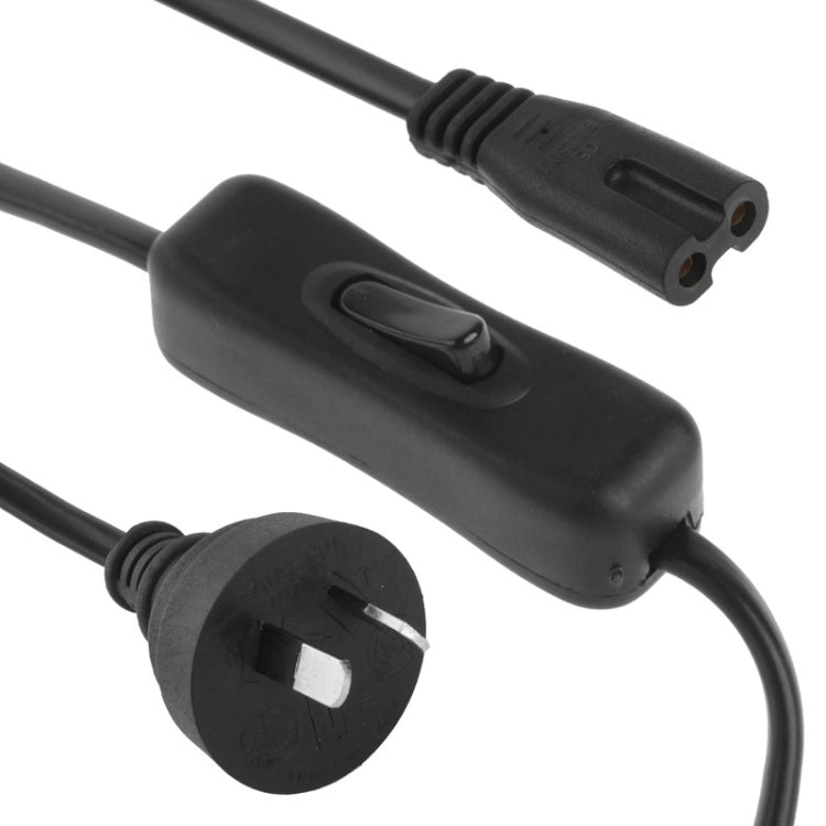 Cavo di alimentazione CA con spina UK a 2 poli con interruttore 304, lunghezza: 1,2 m, 2 Prong Style AU Plug, Length: 1.2m, 2 Prong Style UK Plug, Length: 1.2m