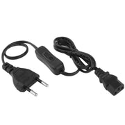 Cavo di alimentazione CA stile 3 poli con interruttore 304, lunghezza: 1,2 m, EU Plug with 304 Switch, 1.2m, US Plug with 304 Switch, 1.2m