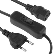 Cavo di alimentazione CA stile 3 poli con interruttore 304, lunghezza: 1,2 m, EU Plug with 304 Switch, 1.2m, US Plug with 304 Switch, 1.2m