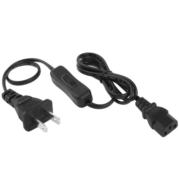 Cavo di alimentazione CA stile 3 poli con interruttore 304, lunghezza: 1,2 m, EU Plug with 304 Switch, 1.2m, US Plug with 304 Switch, 1.2m
