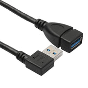 Cavo di prolunga USB 3.0 ad angolo retto da 90 gradi Cavo adattatore da maschio a femmina, lunghezza: 18 cm, Right Angle AM to AF, length: 18cm