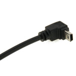 Cavo adattatore USB Mini USB maschio a USB 2.0 AM da 90 gradi, lunghezza: 29 cm