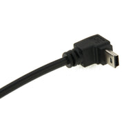 Cavo adattatore USB Mini USB maschio a USB 2.0 AM da 90 gradi, lunghezza: 29 cm