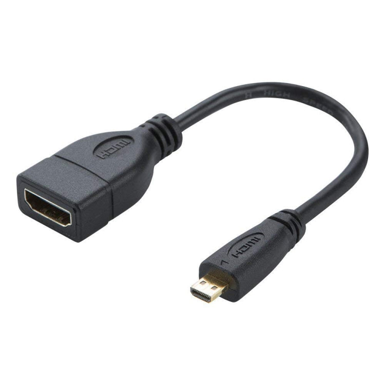 Cavo adattatore da micro HDMI maschio a HDMI femmina da 17 cm, Length: 17cm