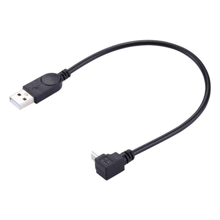 Cavo dati/ricarica da micro USB a USB da 29 cm con angolo di 90 gradi