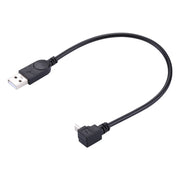 Cavo dati/ricarica da micro USB a USB da 29 cm con angolo di 90 gradi