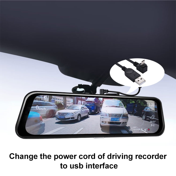 Cavo dati/ricarica da micro USB a USB da 29 cm con angolo di 90 gradi