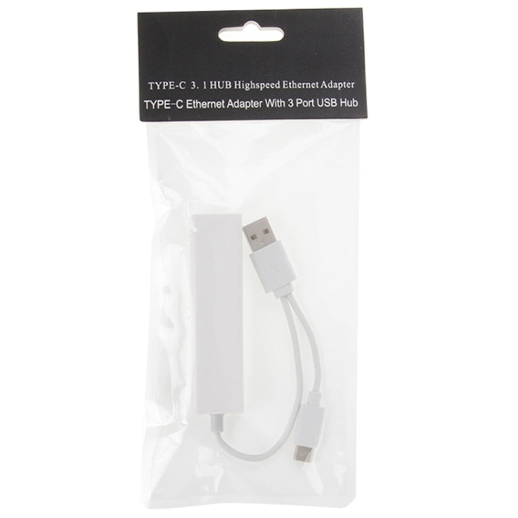 Per Galaxy S8 e S8 + / LG G6 / Huawei P10 e P10 Plus / Xiaomi Mi6 e Max 2 e altri smartphone, 3 Port USB+RJ45+USB Male